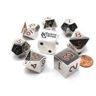 20mm Metal Polyhedral Dice